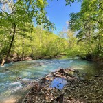 Stream by the campsite