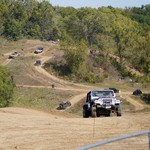 Jeeps running around